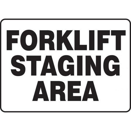 Safety Sign FORKLIFT STAGING AREA MVHR527VP